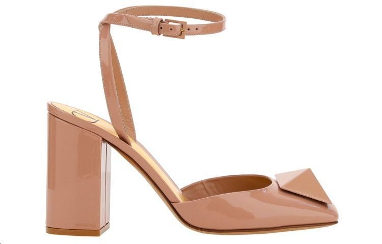 (W) Valentino Garavani Leather Pumps 'Pink Buckle' 圖 2
