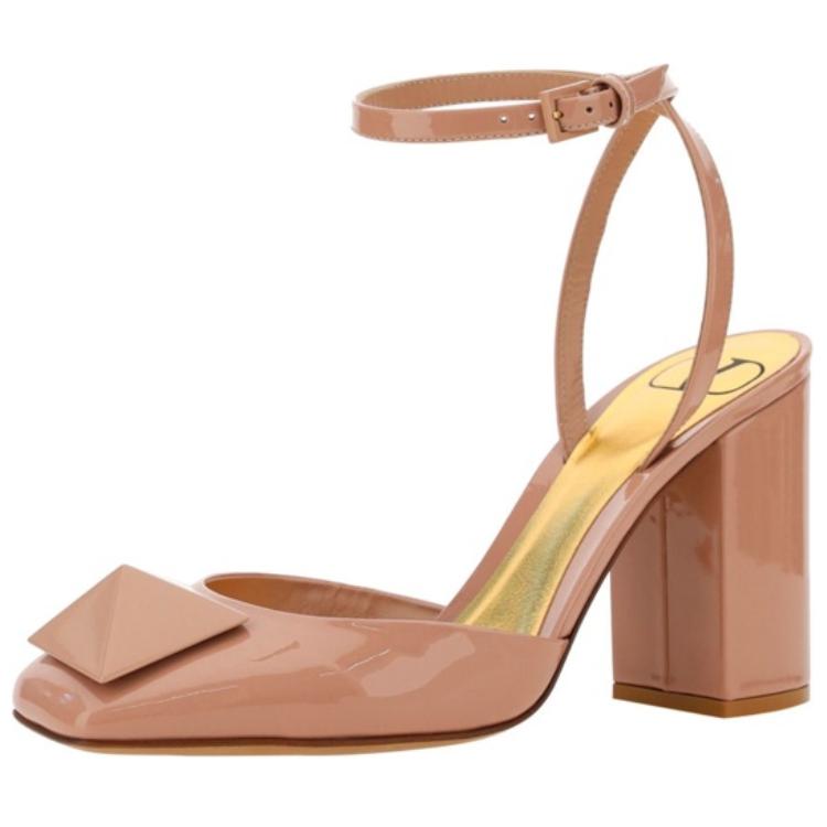 (W) Valentino Garavani Leather Pumps 'Pink Buckle' 圖 3