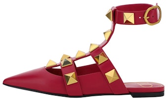 (Women) Valentino Garavani Leather Sandal 'Red' XW0S0BY5ZWMMF5 (Women) Valentino Garavani Leather Sandal 'Red' XW0S0BY5ZWMMF5