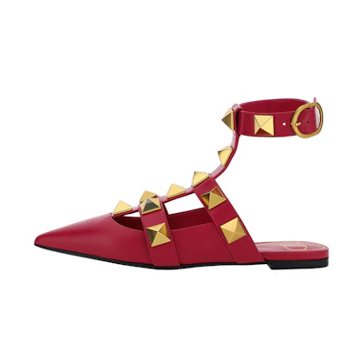 (W) Valentino Garavani Leather Sandal 'Red'