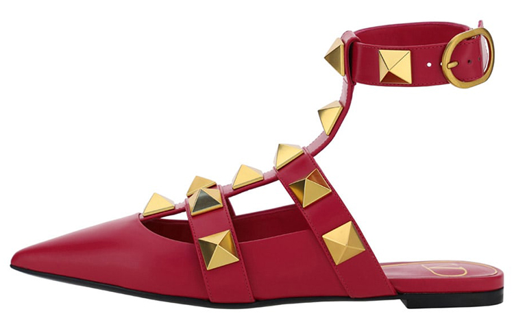 (Women) Valentino Garavani Leather Sandal 'Red' XW0S0BY5ZWMMF5