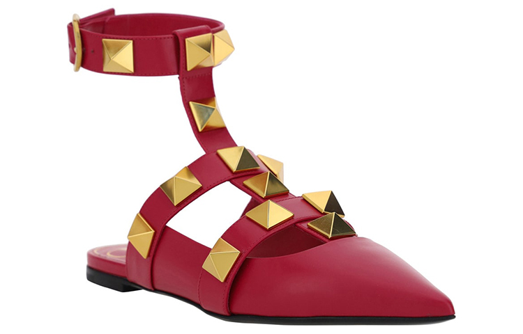 (W) Valentino Garavani Leather Sandal 'Red' 圖 2