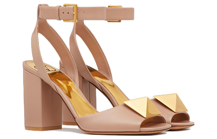 (W) Valentino Garavani One Stud Sandals 'Rose Pink' 圖 2