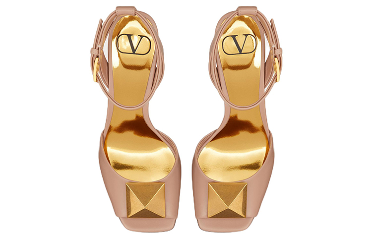 (W) Valentino Garavani One Stud Sandals 'Rose Pink' 圖 3