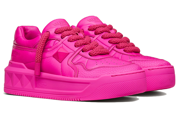 Lookbook (W) Valentino Kulit Low-Top 'Pink Fashion' 1W0S0FQ4XTMUWT
