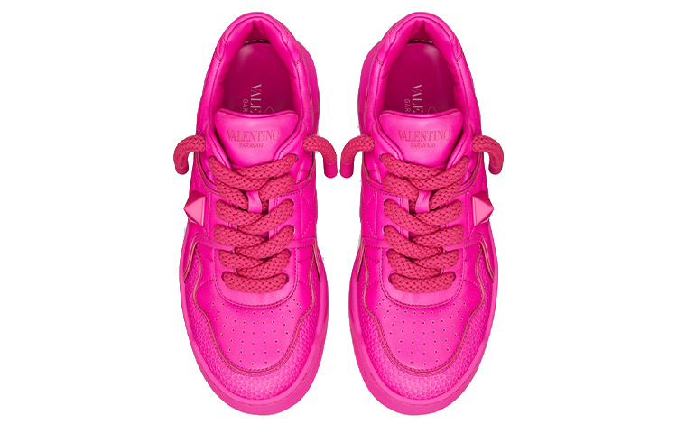 Shop (W) Valentino Kulit Low-Top 'Pink Fashion' 1W0S0FQ4XTMUWT