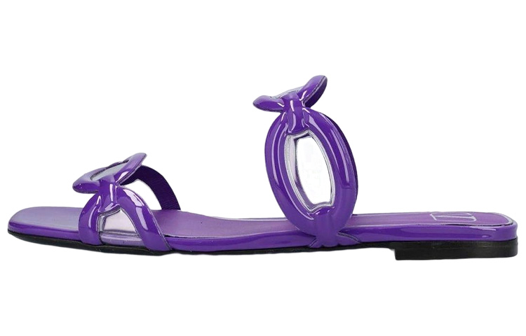 (Women) Valentino Garavani Open Toe Flat Slide 'Purple Fashion' 2W2S0GK2LMYV3P