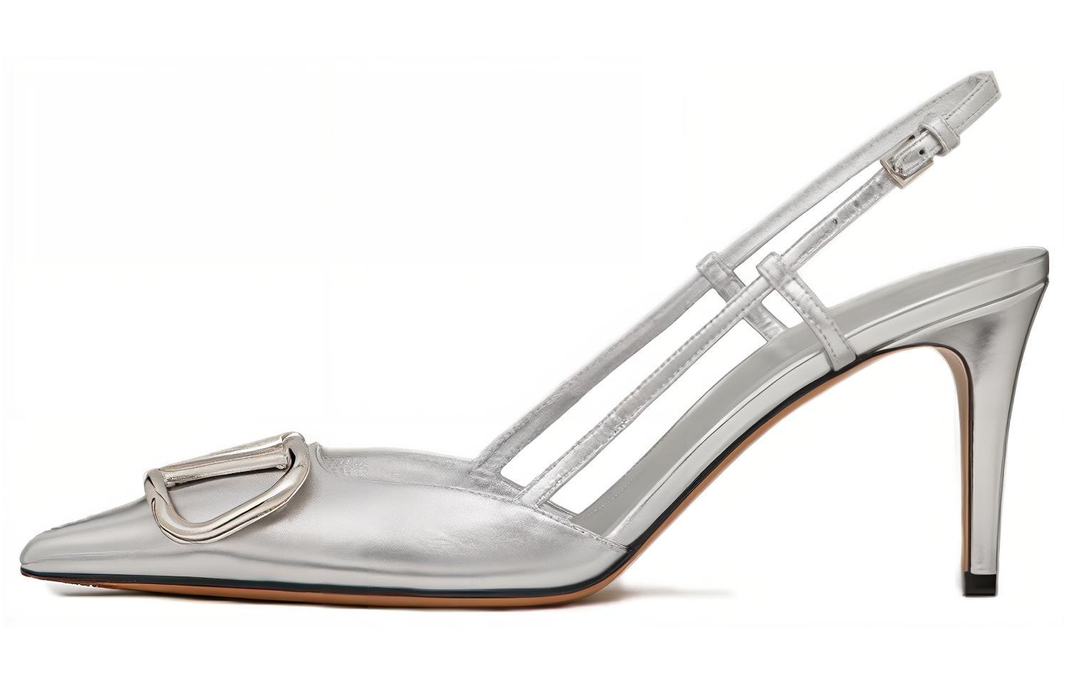 (Women) Valentino Garavani Pumps 'Silver Pointed Toe' 3W0S0R01YJSS13