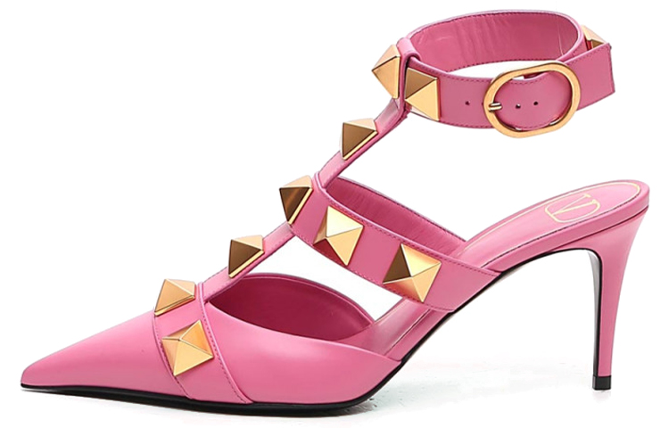 (W) Valentino Garavani Retro High-Heeled Shoes 'Pink'