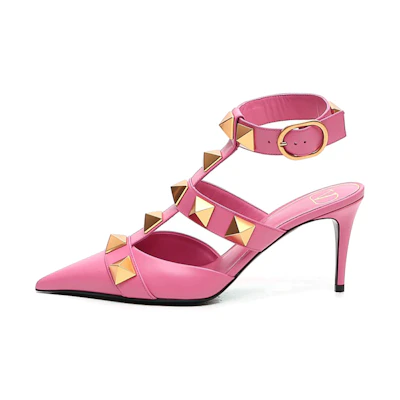 (W) Valentino Garavani Retro High-Heeled Shoes 'Pink'