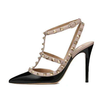 (W) Valentino Garavani Rockstud 'Black Stiletto'