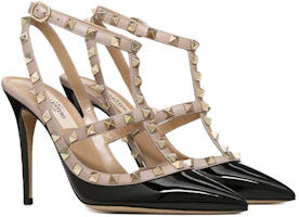 Shop (Women) Valentino Garavani Rockstud 'Black Stiletto' ZW2S0393VNWN91