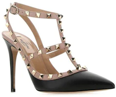 Lookbook (W) Valentino Garavani Rockstud ''Schwarze Riemchen High Heels Sandalen'' WW2S0393VODN91