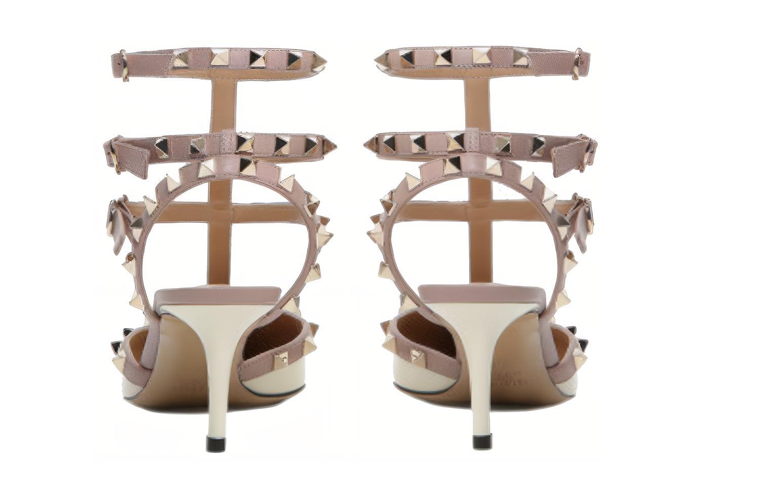 (W) Valentino Garavani Rockstud 'Ivory White' 圖 4