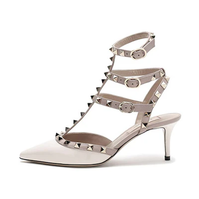 (W) Valentino Garavani Rockstud 'Milk White'