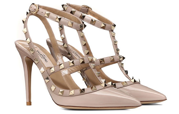 Shop (Women) Valentino Garavani Rockstud 'Nude' ZW2S0393VNWP45