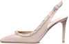Buy (Women) Valentino Garavani Rockstud 'Pink Patent Leather Slingback' ZW2S0H04VNWP45