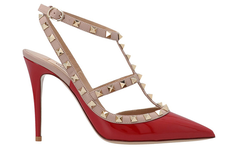 (W) Valentino Garavani Rockstud 'Red Fashion High Heels' 圖 2