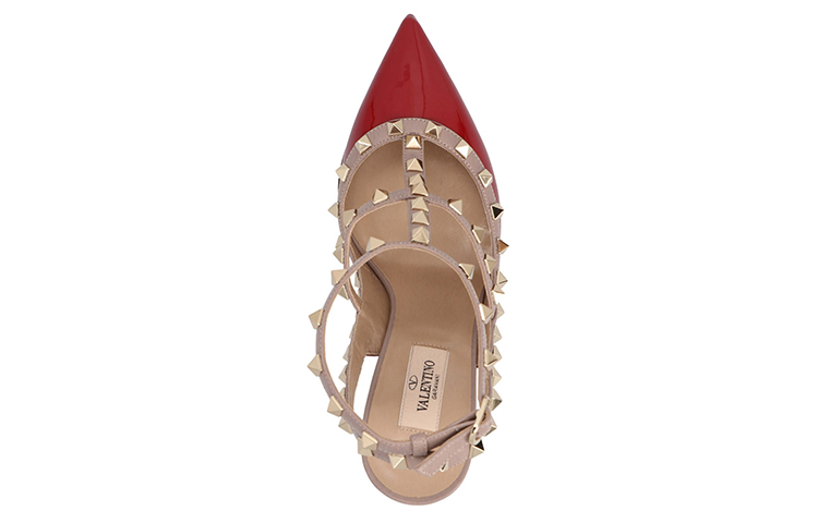 (W) Valentino Garavani Rockstud 'Red Fashion High Heels' 圖 4