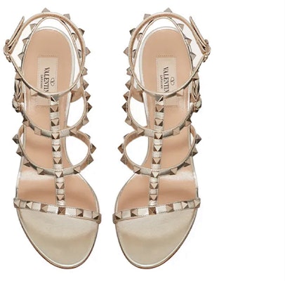 (Women) Valentino Garavani Rockstud Ankle Strap Pump 'Gold' WW2S0A27JXHS69 Lookbook (Women) Valentino Garavani Rockstud Ankle Strap Pump 'Gold' WW2S0A27JXHS69