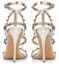 Shop (W) Valentino Garavani Rockstud Ankle Strap Pump 'Gold' Emas WW2S0A27JXHS69