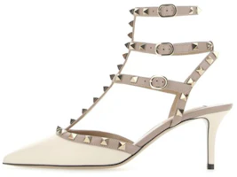 (Women) Valentino Garavani Rockstud High Heels 'Apricot White' VW2S0375VODL62 (Women) Valentino Garavani Rockstud High Heels 'Apricot White' VW2S0375VODL62