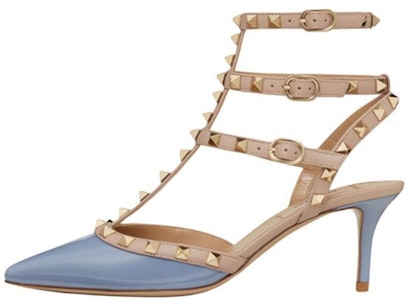 (W) ヴァレンティノ ロックスタッド ハイヒール ブルーパテント VW2S0375VNWLQ7 Buy (W) ヴァレンティノ ロックスタッド ハイヒール ブルーパテント VW2S0375VNWLQ7