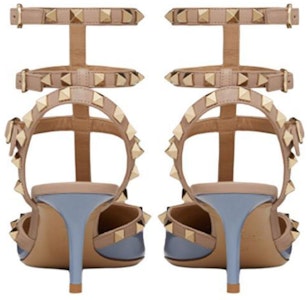 (W) ヴァレンティノ ロックスタッド ハイヒール ブルーパテント VW2S0375VNWLQ7 Purchase (W) ヴァレンティノ ロックスタッド ハイヒール ブルーパテント VW2S0375VNWLQ7