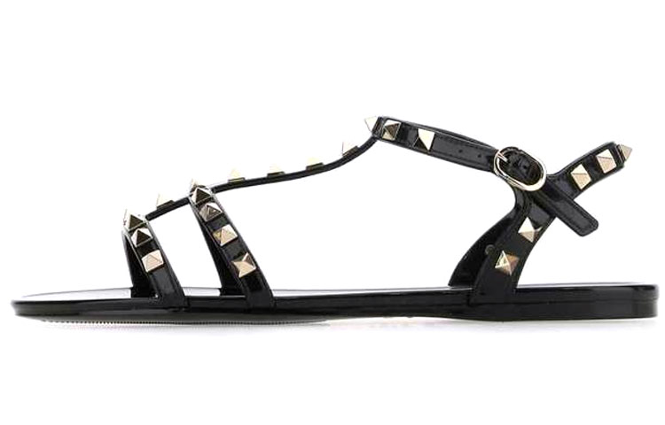 (W) Valentino Garavani Rockstud Sandals 'Black'
