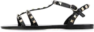 Buy Valentino 華倫天奴 Garavani Rockstud 綁帶涼鞋 女款 黑色