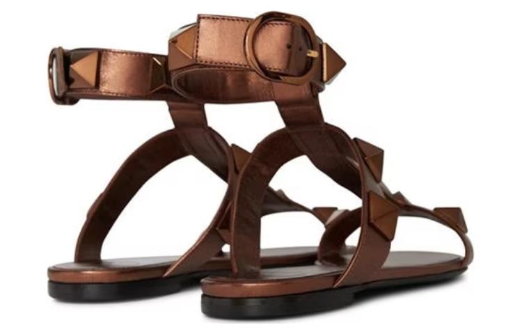 (W) Valentino Garavani Rockstud Slide 'Bronze' 圖 5