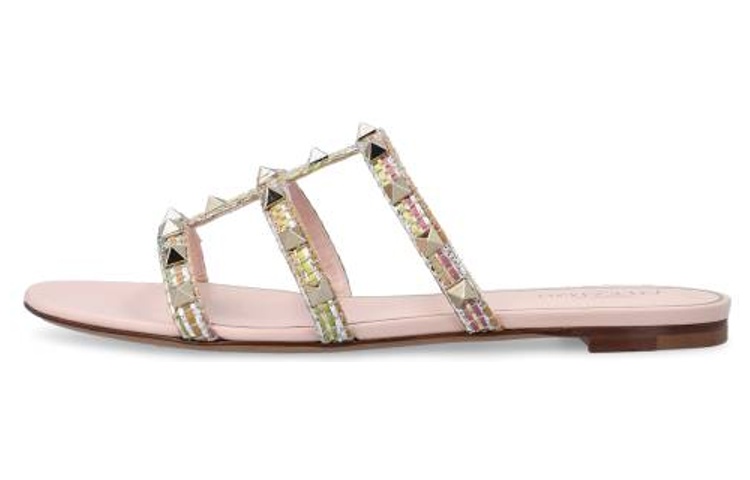 (W) Valentino Garavani Rockstud Slide 'Pink'