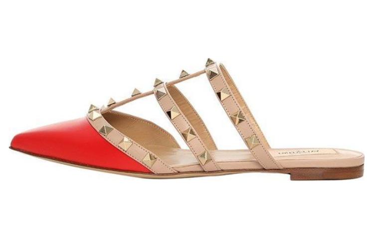 (Women) Valentino Garavani Rockstud Slide 'Red Fashion' TW2S0H15VOD95B