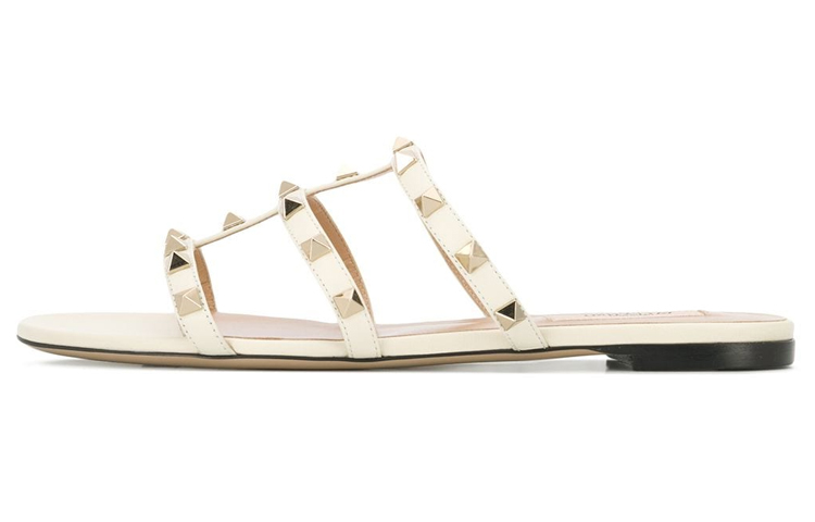 (W) Valentino Garavani Rockstud Slide 'White'