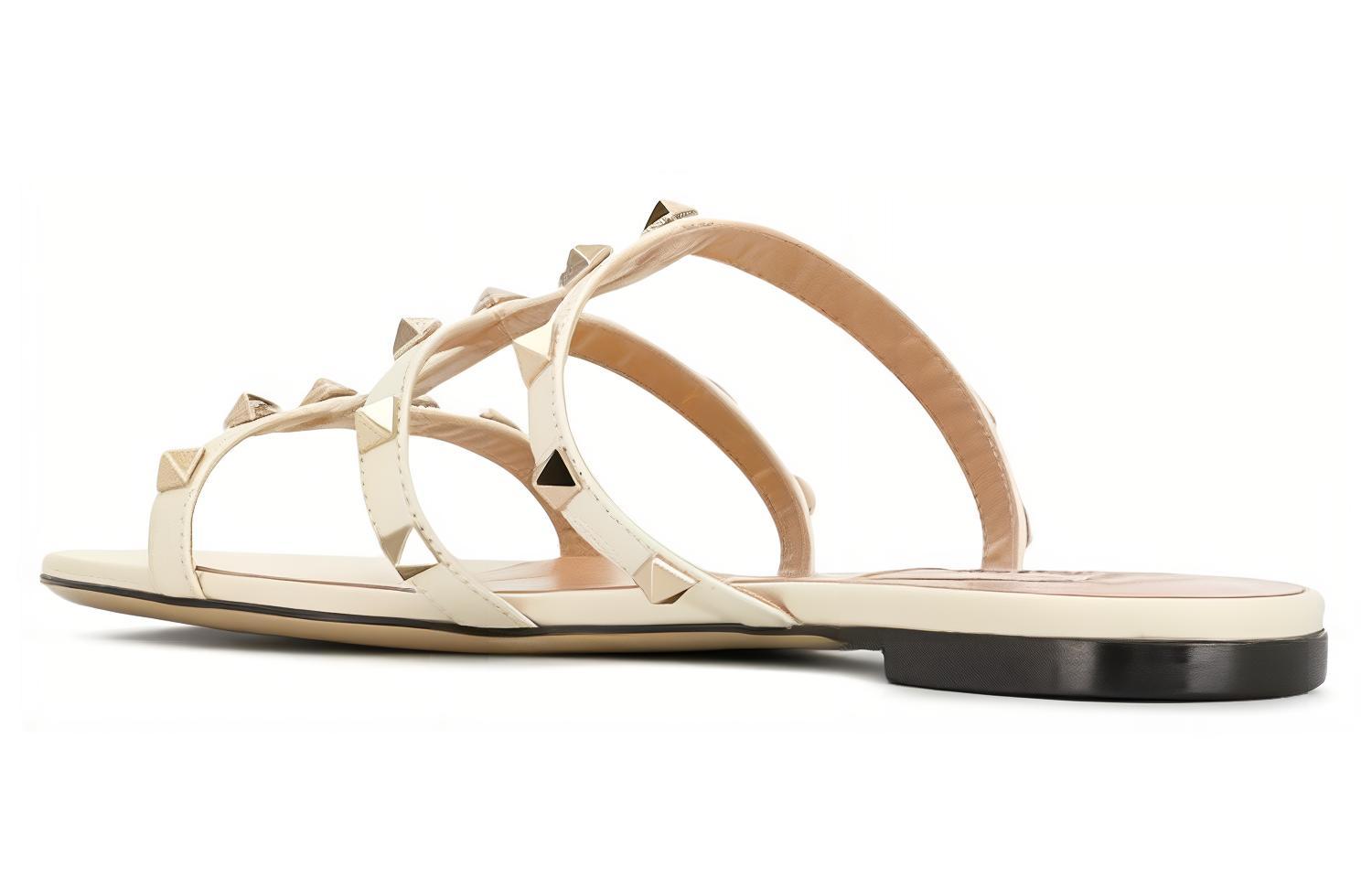 (W) Valentino Garavani Rockstud Slide 'White' 圖 5