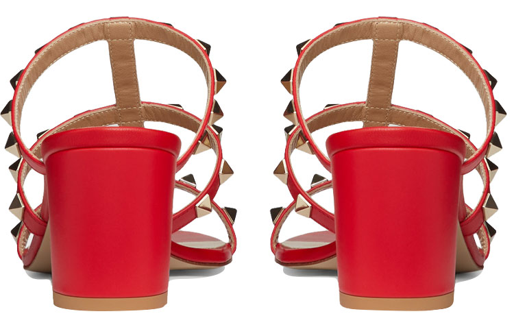 (W) Valentino Garavani Rockstud Slides 'Red' 圖 5
