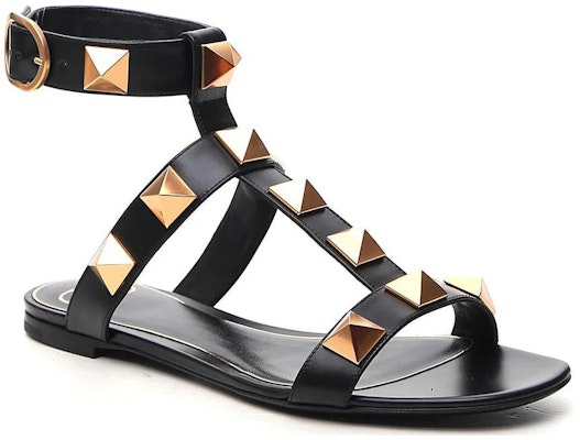 (Women) Valentino Garavani Roman Stud 'Black Calfskin' VW0S0BU8ZWM0NO Shop (Women) Valentino Garavani Roman Stud 'Black Calfskin' VW0S0BU8ZWM0NO