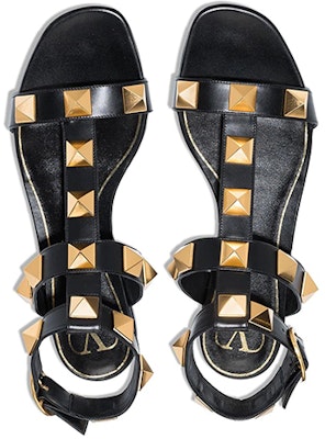 (Women) Valentino Garavani Roman Stud 'Black Calfskin' VW0S0BU8ZWM0NO Purchase (Women) Valentino Garavani Roman Stud 'Black Calfskin' VW0S0BU8ZWM0NO