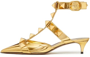 (Women) Valentino Garavani Roman Stud 'Gold Buckle Stiletto' WW0S0CB3XCNKM5 (Women) Valentino Garavani Roman Stud 'Gold Buckle Stiletto' WW0S0CB3XCNKM5