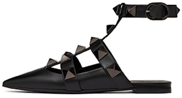 (Women) Valentino Garavani Roman Studs Sandals Black WW2S0BY5GWI0NO (Women) Valentino Garavani Roman Studs Sandals Black WW2S0BY5GWI0NO