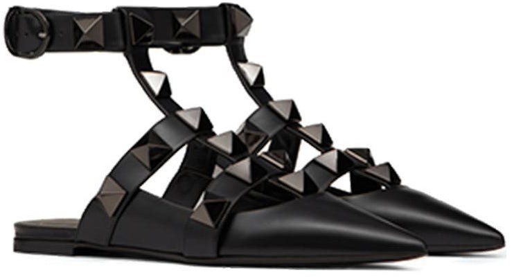 (Women) Valentino Garavani Roman Studs Sandals Black WW2S0BY5GWI0NO Lookbook (Women) Valentino Garavani Roman Studs Sandals Black WW2S0BY5GWI0NO