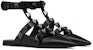 (W) Valentino Garavani Roman Studs Sandal Hitam WW2S0BY5GWI0NO