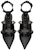 (W) Valentino Garavani Roman Studs Sandal Hitam WW2S0BY5GWI0NO
