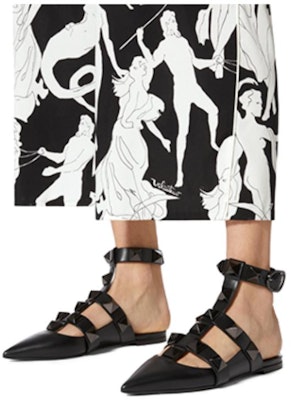 (Women) Valentino Garavani Roman Studs Sandals Black WW2S0BY5GWI0NO Details for (Women) Valentino Garavani Roman Studs Sandals Black WW2S0BY5GWI0NO