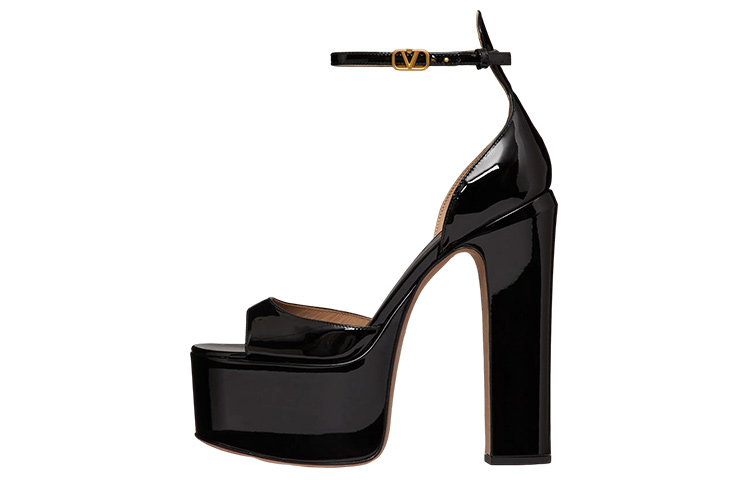 (Women) Valentino Garavani Tan-Go 'Black Patent Leather Platform' 1W2S0FE0VNE0NO
