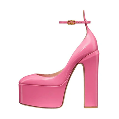 (W) Valentino Garavani Tan-Go 'Pink Patent'
