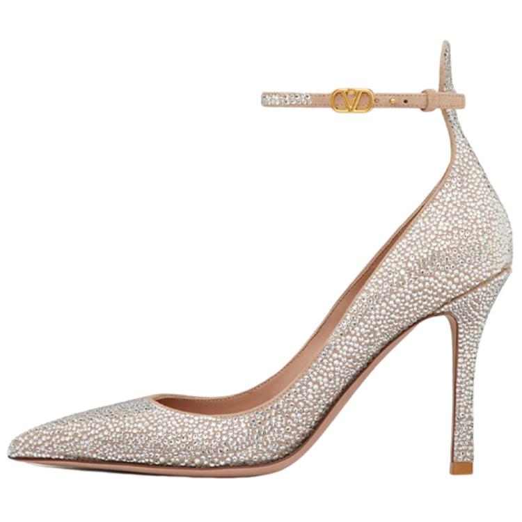(W) Valentino Garavani Tango High Heels 'Crystal Rose'