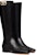 (W) But Vlogo Tinggi Valentino Garavani 'Black Side-Zip'. 2W2S0FT9WUI0NO