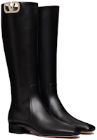 Lookbook (W) But Vlogo Tinggi Valentino Garavani 'Black Side-Zip'. 2W2S0FT9WUI0NO