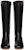 (W) But Vlogo Tinggi Valentino Garavani 'Black Side-Zip'. 2W2S0FT9WUI0NO